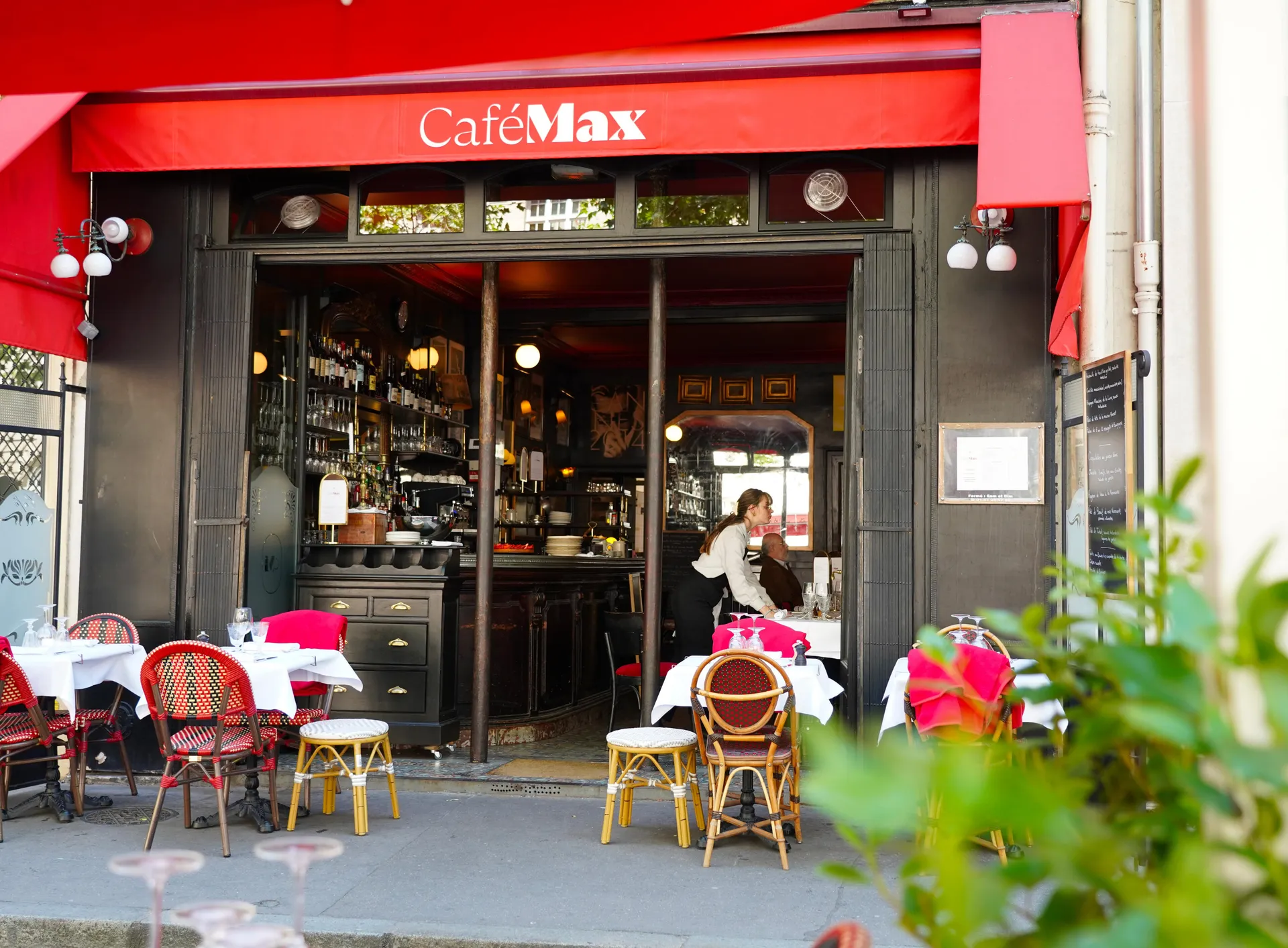 Terrasse du Café Max avenue de la Motte-Picquet